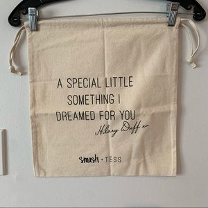 Smash & Tess HILLARY DUFF graphic tote Bag with Drawstring Inspiration